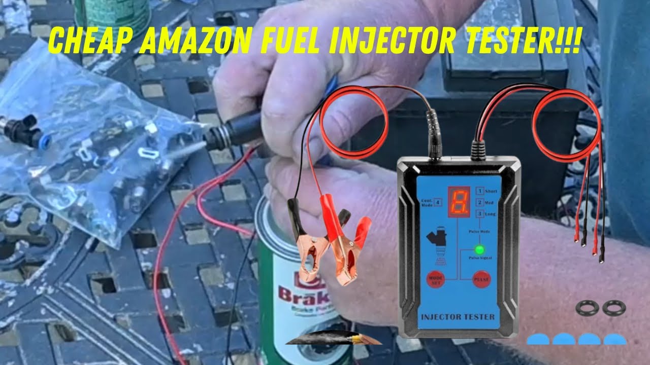 How to: Trying out a Cheap Amazon Fuel Injector Tester Cleaner Pulse ...