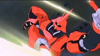 Mobile Suit Gundam Chars Counterattack, Sazabi Vs Rx-93 V Gundam