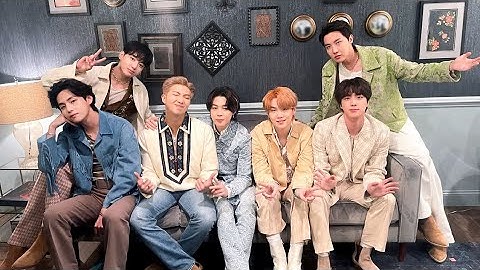 BTS BACK STAGE OF THE LATE LATE SHOW WITH JAMES CORDEN 2021
