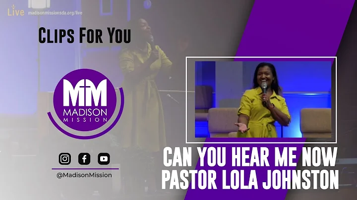 Can You Hear Me Now? | Pastor Lola Moore Johnston