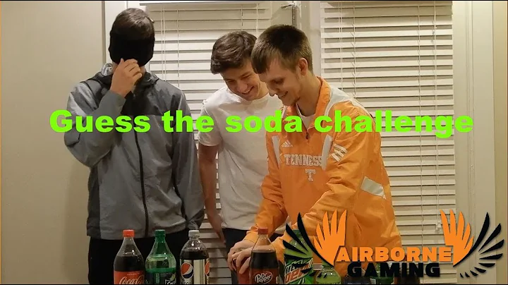 Guess The Soda Challenge with Millard and Logan