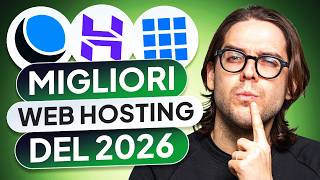 I migliori web hosting del 2026 | La mia top 3!