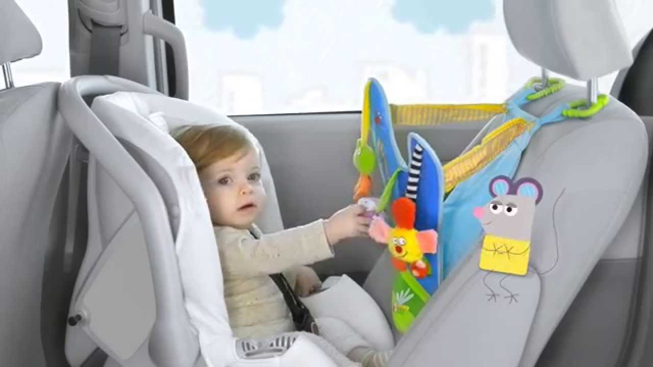 taf toys play & kick car seat toy