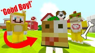 BOWSER JR GETS A PET DOG?! *CUTE* | Nintendo Fun House | Minecraft Switch [289]