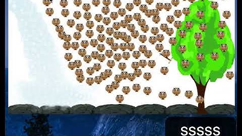 Obstacle Avoidance - Waterfall & Birds (Boids) - Demo2