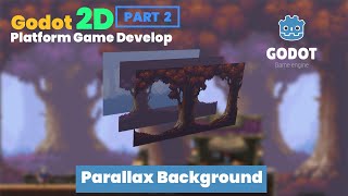 How to make 2D Platform game Parallax background and Camera Movement | Godot2D Part 2