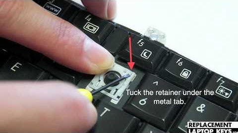 Laptop Keys Install Guide | How to install HP DV7 Regular Keys - HC30 Retainer clip