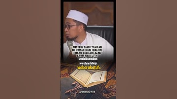 Misteri Tamu Tampan di Rumah Nabi Ibrahim Kisah Sebelum Azab Kaum Nabi Luth part2  #ustadzadihidayat