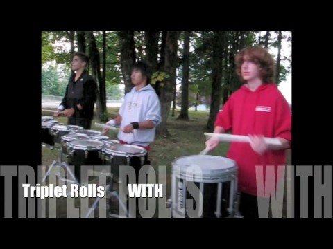 Westview HS Drumline 2008 - Triplet Rolls