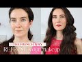 FRENCH BEAUTY SECRETS | How to refresh your makeup &amp; fix cakey foundation | How to: Flawless skin