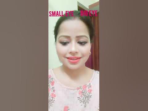  Small eye👀 vs big eye #shorts#trending#makeuptutorial#viralvideo# ...