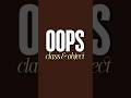 OOPS Introduction  #coding#tcs #education #programming #oopsconcept #javaprogramming #oopsinjava