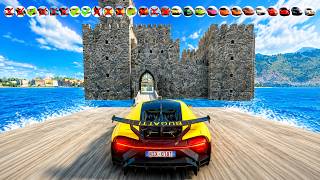 Can Any Supercar Survive the Water Crossing to the Castle? screenshot 4