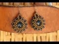 Sidonia's handmade jewelry - Rivoli earrings tutorial