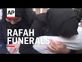 Relatives at hospital in Rafah say last goodbyes to loved ones killed in Israeli strike