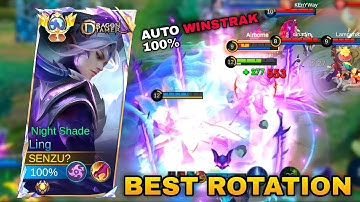 LING BEST ROTATION TO GET WINSTREAK ( must try ) - LING GAMEPLAY MOBILE LEGENDS
