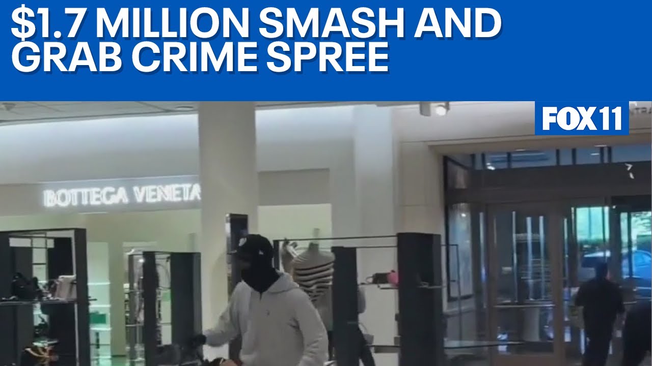 Thieves sentenced for violent smash and grab caught on video - YouTube
