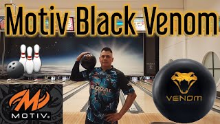Motiv Black Venom - Bowling Ball Review ( Two handed Bowler )