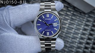 40mm - Automatic NJ0150-81L Citizen Dial YouTube Blue