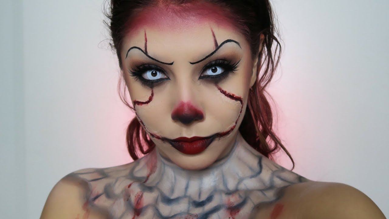 IT Creepy Pennywise SFX Makeup Tutorial MarianneMMakeup YouTube