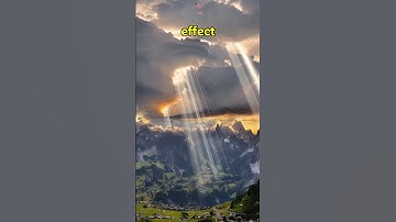 Light Beams Appear In Dust And Fog