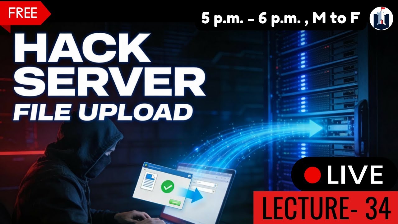 🔴 Live Ethical Hacking for Beginners | Lecture - 34 | Full Course ...
