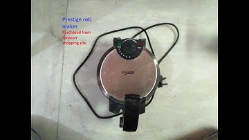 PRESTIGE ROTI MAKER by Rajiv😎(रोटी बनाने का आसान तरीका) click below my AMAZON purchasing link👇