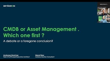 ServiceNow Federal Tech Talk: CMDB or Asset Management, Which One First?