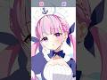 【湊あくあ】あくたんに感謝を込めて姉妹で本気の塗り分けしてみた #shorts #湊あくあ #あくあーと #ホロライブ #イラスト #イラストメイキング
