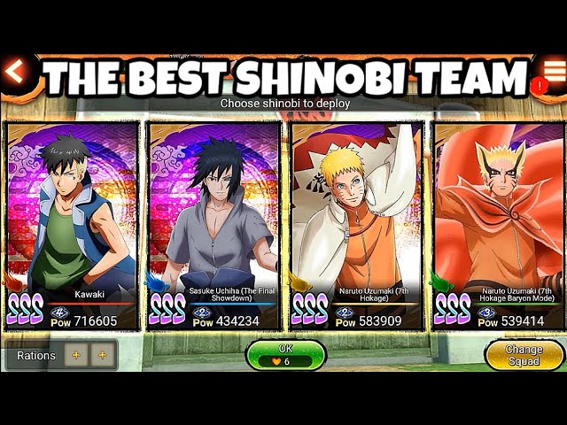 Top 4 Strongest Naruto Uzumaki in NARUTO X BORUTO NINJA VOLTAGE 