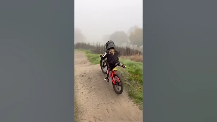 4 year old mountain biker mtb #shorts
