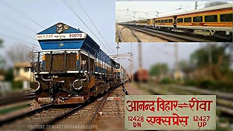 Inaugural LHB Run | Anand Vihar (T)- Rewa Express storm past Subedarganj with ferocious TKD WDP4B !!
