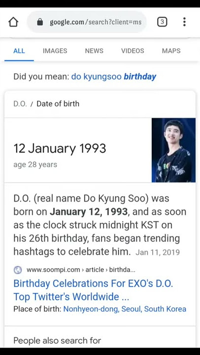 DO KYUNGSOO'S BIRTHDAY!