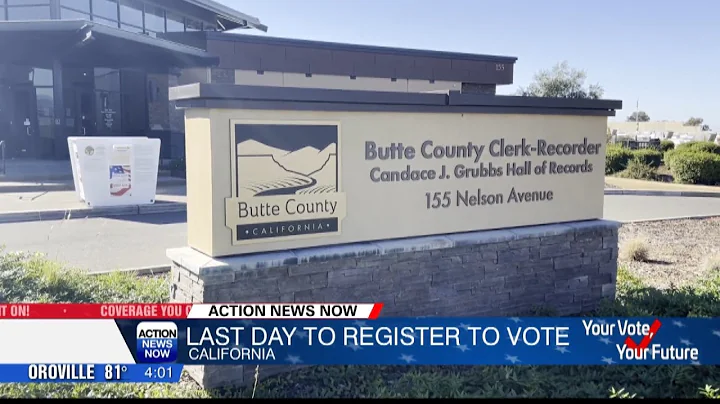 Midnight on Monday night is the deadline to register to vote in California's Special Election