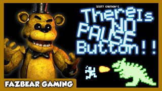 FAZBEAR GAMING! - Golden Freddy Plays There Is No Pause Button!