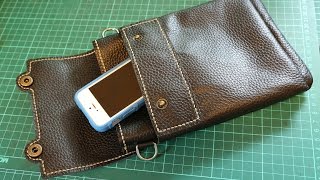 Making a Leather Sling Bag