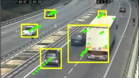 Vehicle Detection using background subtraction.
