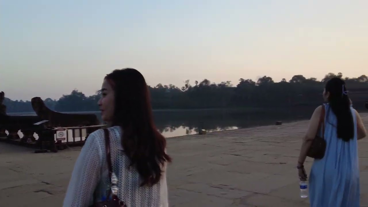 아내의 가족, 지인과 함께 캄보디아 앙코르와트 1