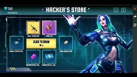 Freefire Hacker Store 3.0 || back again ||  got a rare item