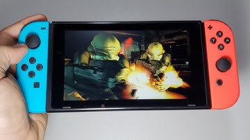 DOOM 3 Nintendo Switch handheld gameplay