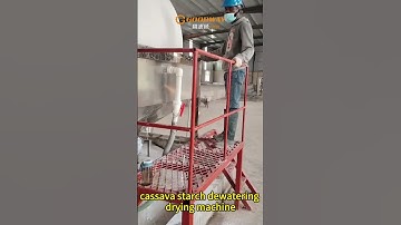 Cassava starch dewatering drying machine vacuum filter starch dehydrating machine