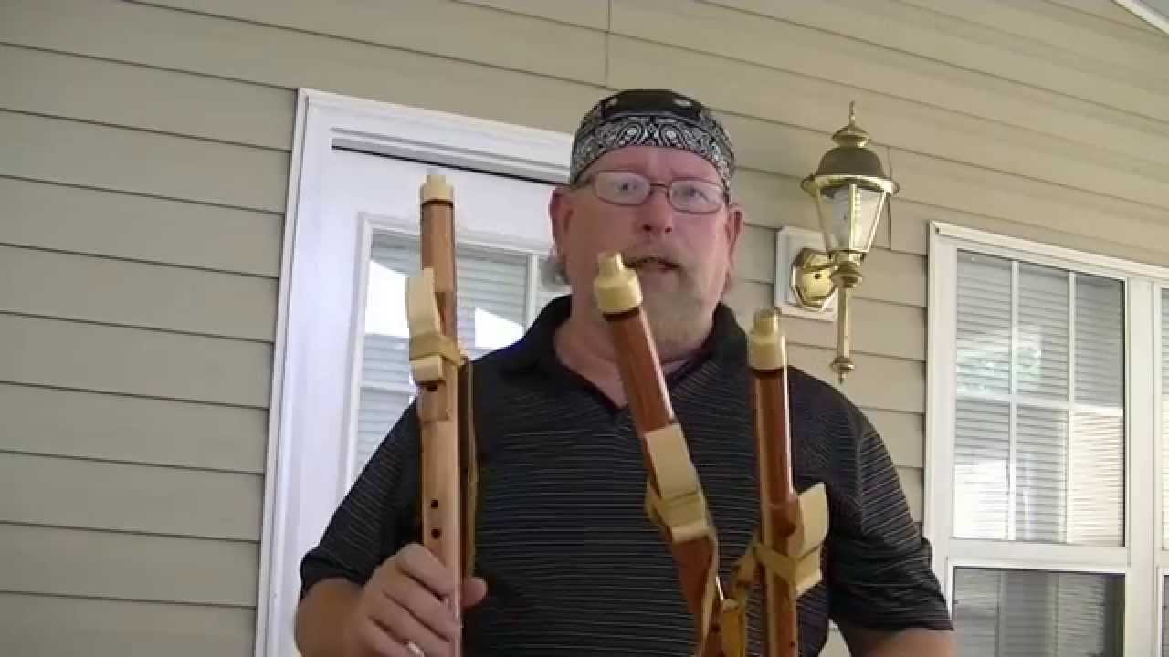 How To Play Two Native American Flutes at One Time "Part One"