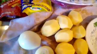 Мойва и картофель в соусе, запеченные в духовке. Мойва и картофель в соусе, запеченные в духовке.
