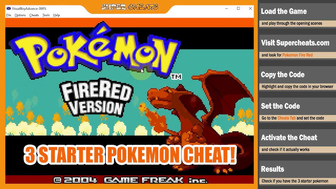 Pokemon Fire Red Extended 2.0.1 Working Cheat Codes! (2022), Unlimited  Master Ball Cheat