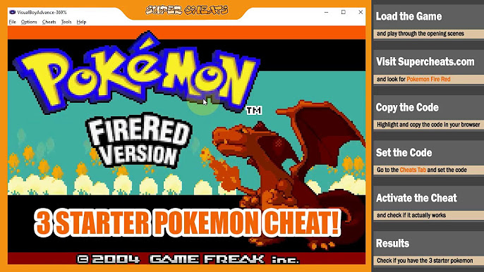 Pokemon Fire Red Cheats and Gameshark Codes – Pokemon Fire Red