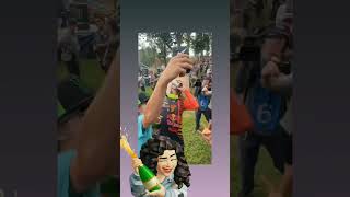 Motocross 2023 Rider Aaron Plessinger Celebrating with Fans