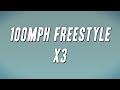 Clavish - 100mph Freestyle x3 (Lyrics)
