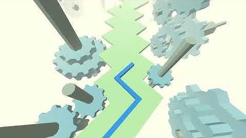 Dancing Line a few levels in widescreen + how to do it