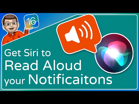 Get Siri to Read Aloud your Notifications (without AirPods!) ⭐ iOS 16 Tips