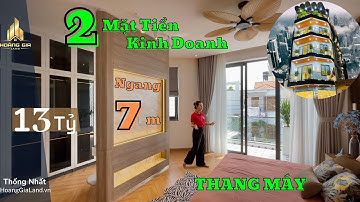 Nhà Góc 2 MẶT TIỀN KINH DOANH | NGANG 7m Có THANG MÁY | Gần CITY LAND Phan Văn Trị - Hoàng Gia Land